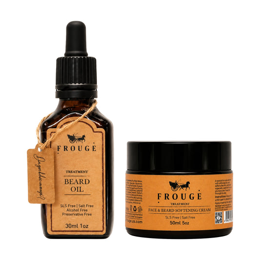 FROUGE Beard Duo – Royal Beard Oil and Face & Beard Cream