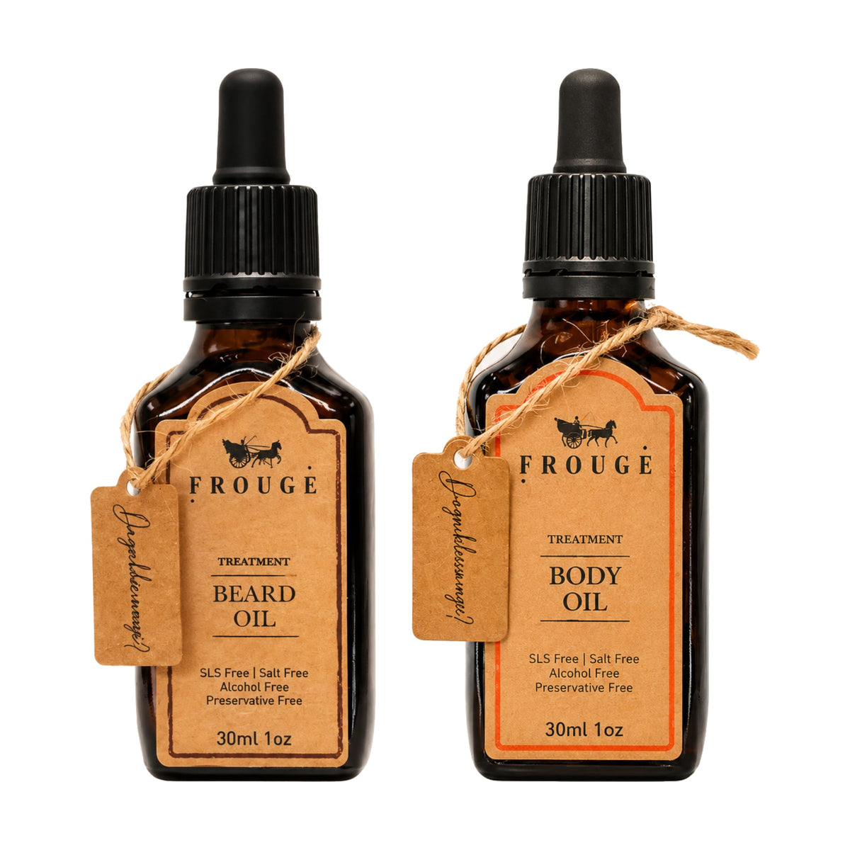 FROUGE Oil Duo – Royal Beard Oil and Body Oil